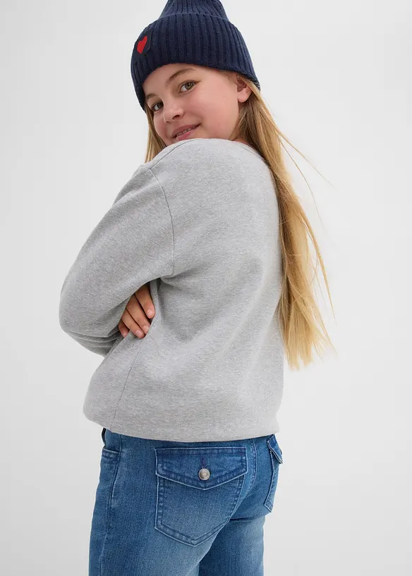 Bootcut-jeans med låg midja, bonprix