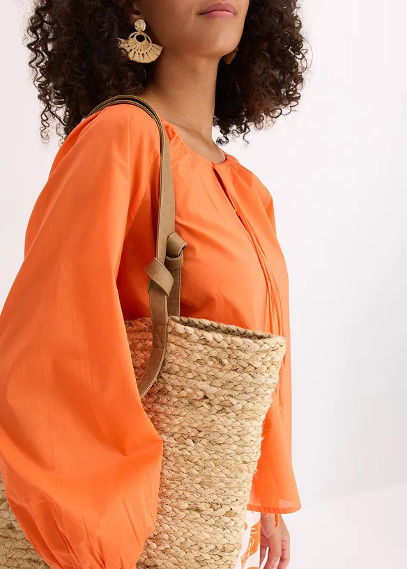 Blus i ekologisk bomull, bonprix