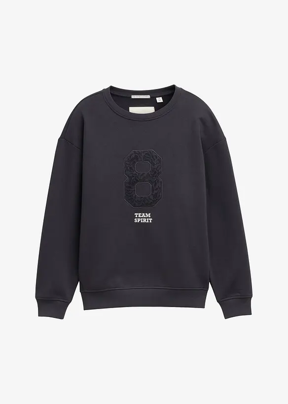 Oversizesweatshirt med applikation från Tom Tailor, Tom Tailor