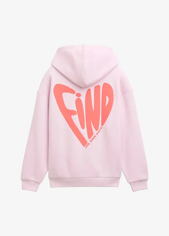 Sweatshirt med luva och tryck på ryggen från Tom Tailor, Tom Tailor