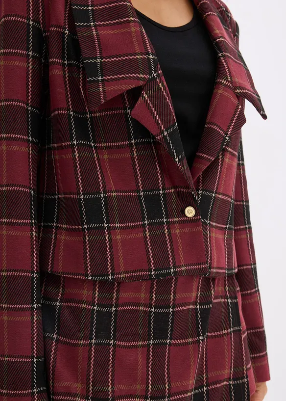 Kort kavaj med dekorknapp, bonprix