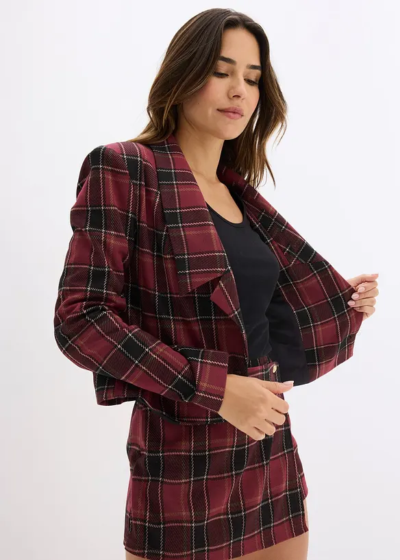 Kort kavaj med dekorknapp, bonprix