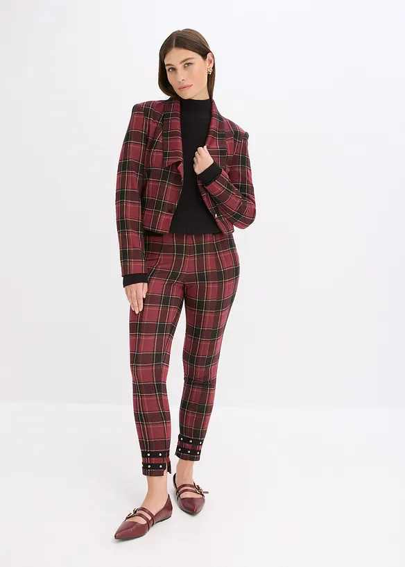 Jeggings med guldiga nitar, bonprix