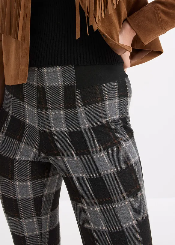 Jeggings med guldiga nitar, bonprix