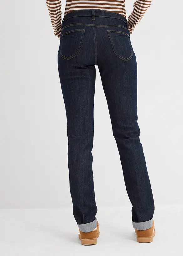 Straight Jeans Mid Waist, Stretch, bonprix