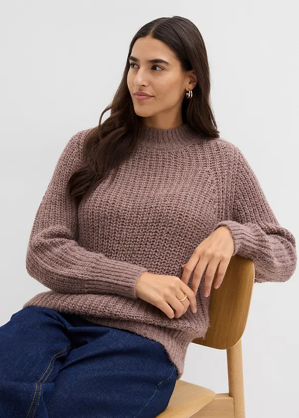 Grovstickad tröja, bonprix