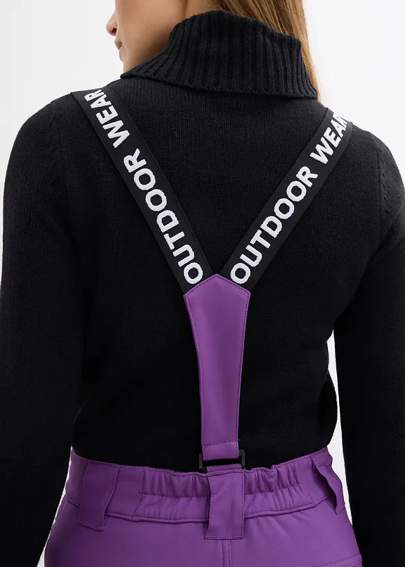 Vattenavvisande funktionsbyxa i softshell med stretchandel, bonprix