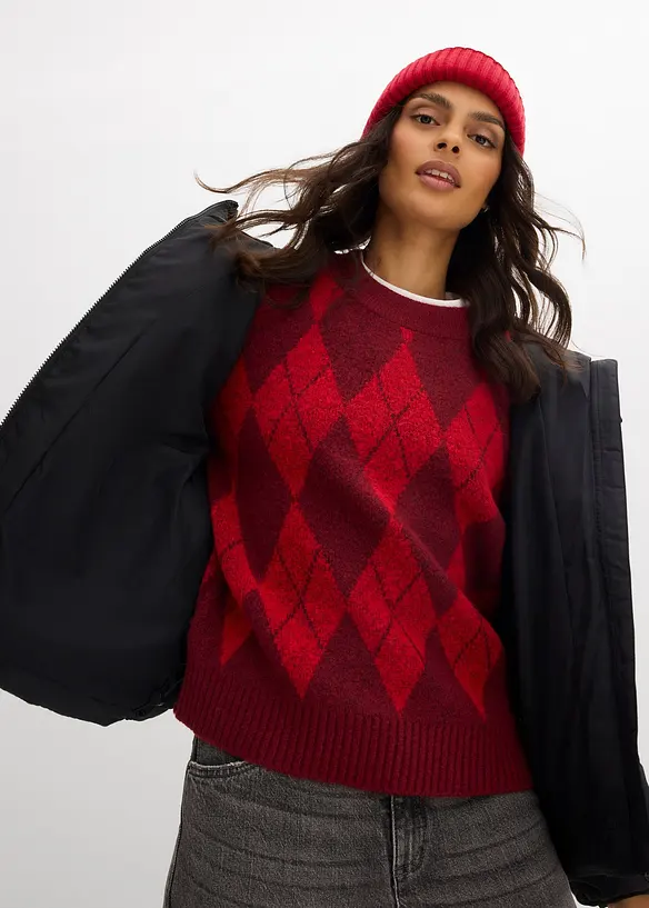 Täckjacka i oversizemodell, bonprix