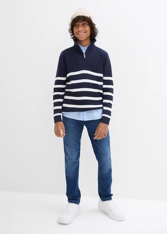 Joggerjeans i Slim Fit med Straight ben, bonprix