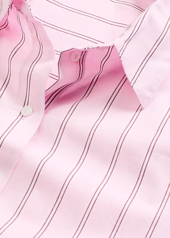 Skjortblus i bomull, bonprix