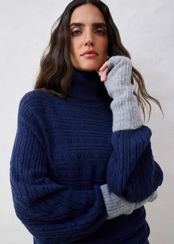 Armvärmare med alpackaull, bonprix