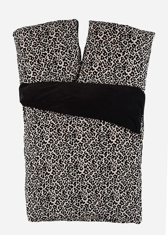 Vändbart Cashmere Touch-påslakanset med blommönster, bonprix