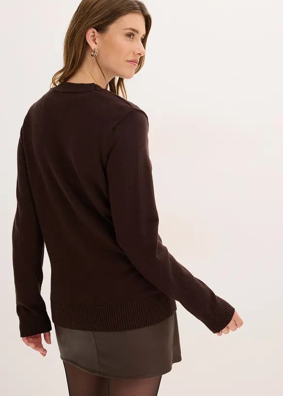 Cardigan i mjuk viskosmix, bonprix