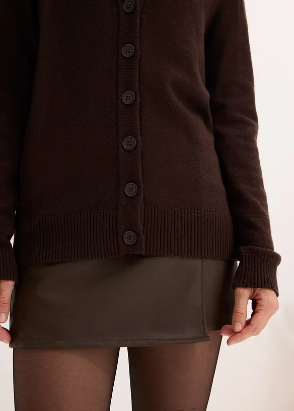 Cardigan i mjuk viskosmix, bonprix