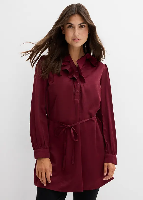 Mammablus av mjuk satin, bonprix