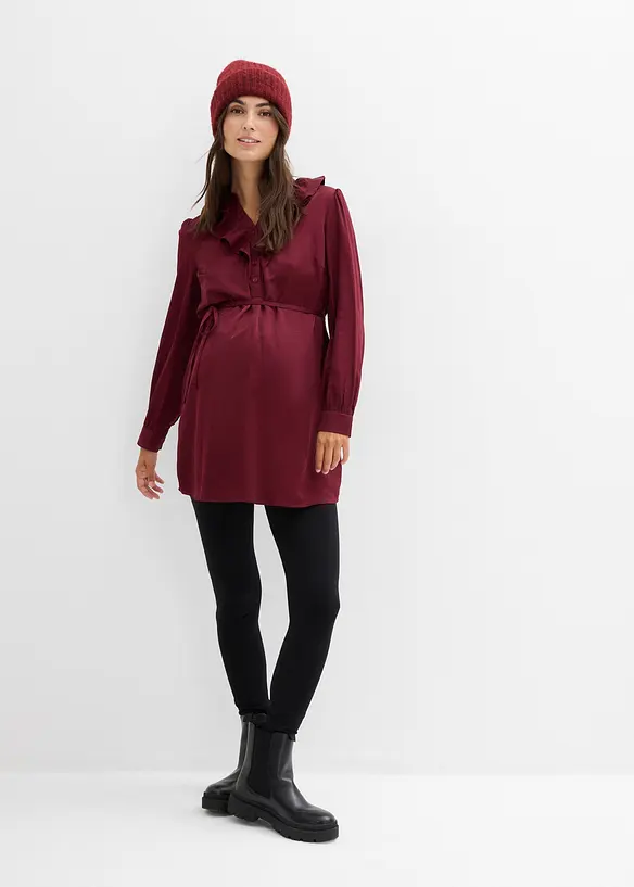 Mammablus av mjuk satin, bonprix
