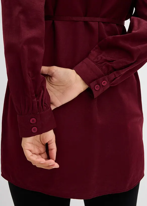 Mammablus av mjuk satin, bonprix
