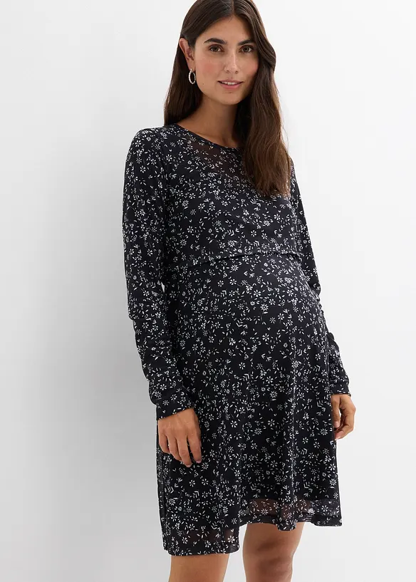 Mammaklänning med amningsöppning, bonprix