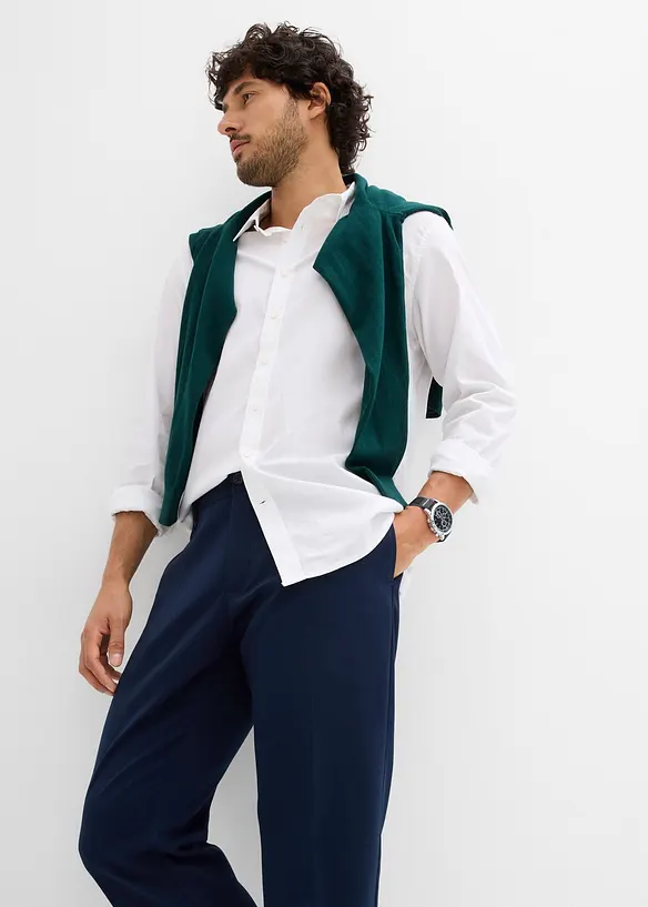 Elegant byxa med pressveck, Regular Fit, bonprix