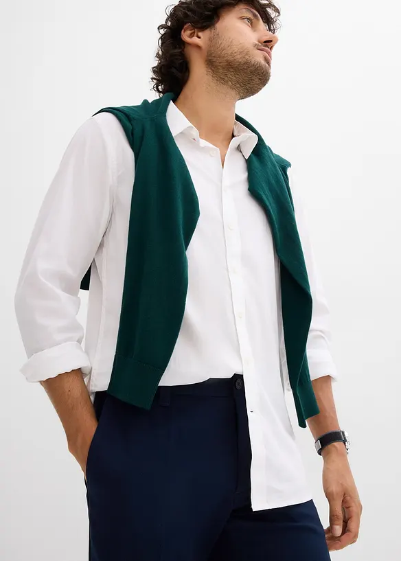 Elegant byxa med pressveck, Regular Fit, bonprix