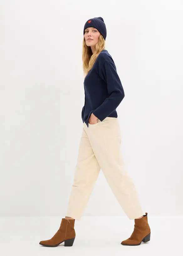 Finstickad cardigan, bonprix