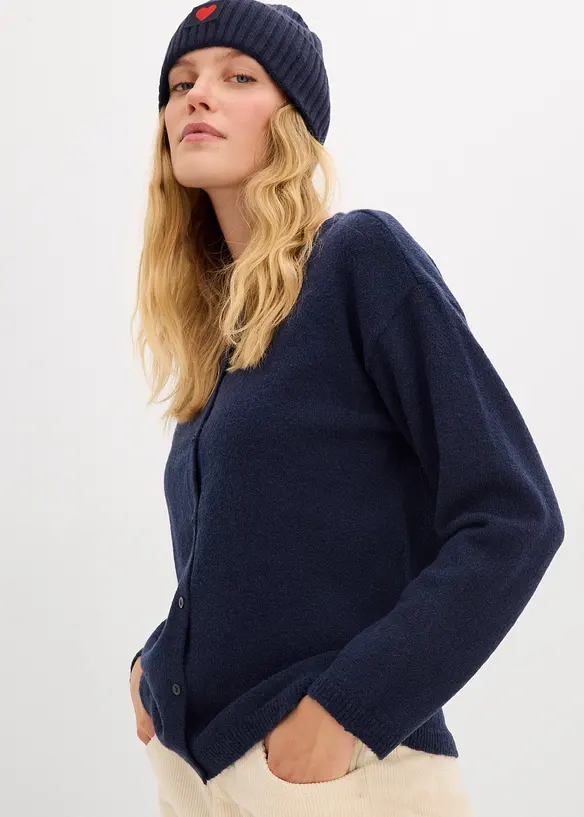 Finstickad cardigan, bonprix