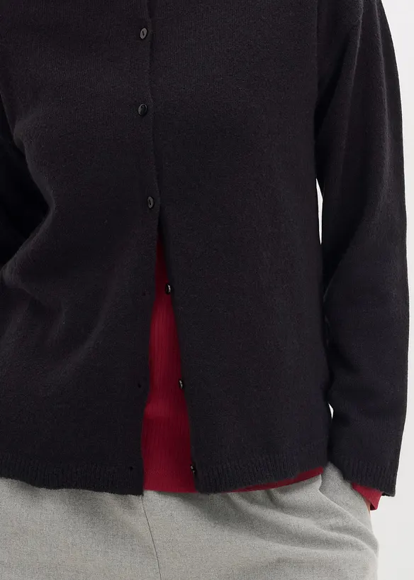 Finstickad cardigan, bonprix