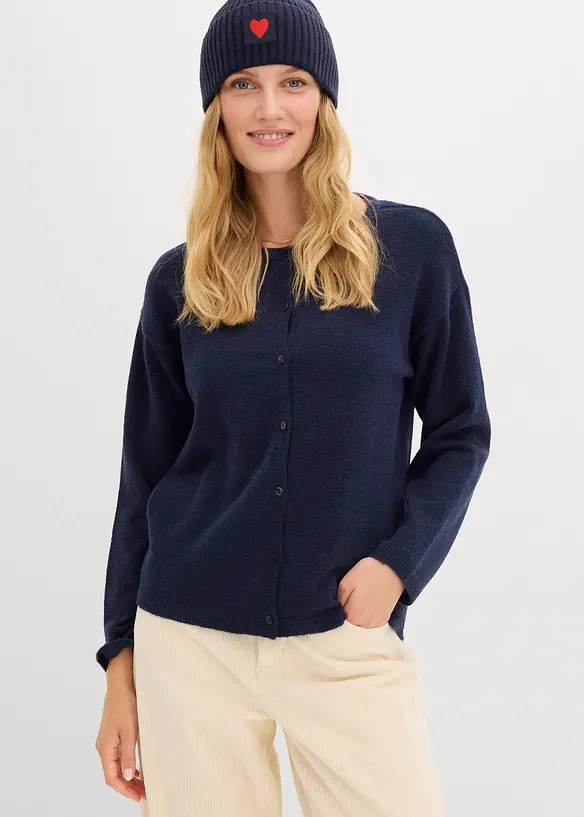 Finstickad cardigan, bonprix
