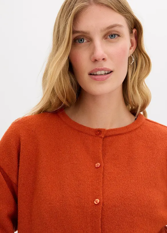 Finstickad cardigan, bonprix
