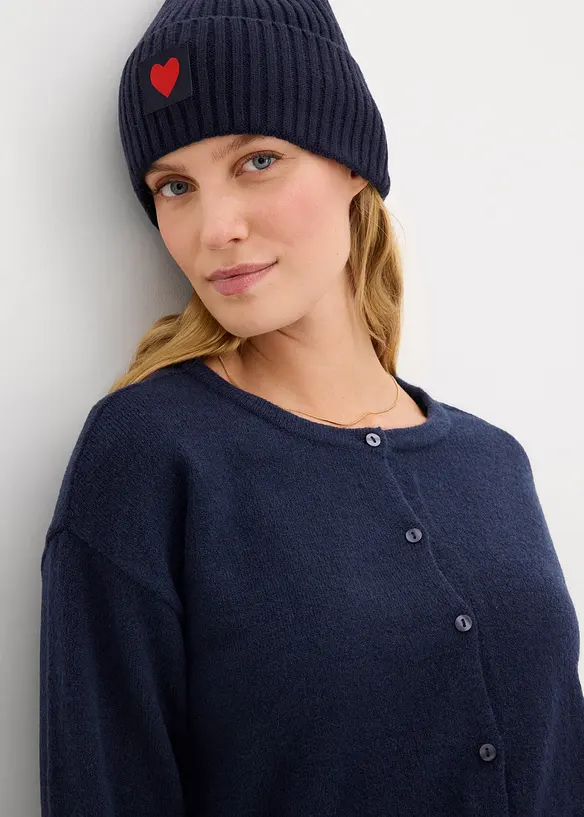 Finstickad cardigan, bonprix