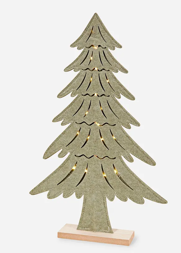 Prydnadsjulgran med LED-belysning, bonprix