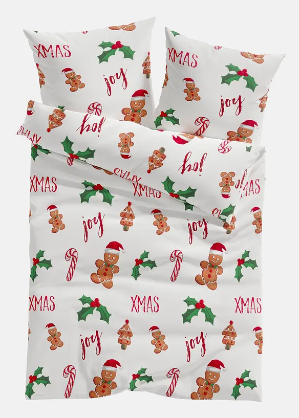 Sängkläder med pepparkaksfigurer, bonprix