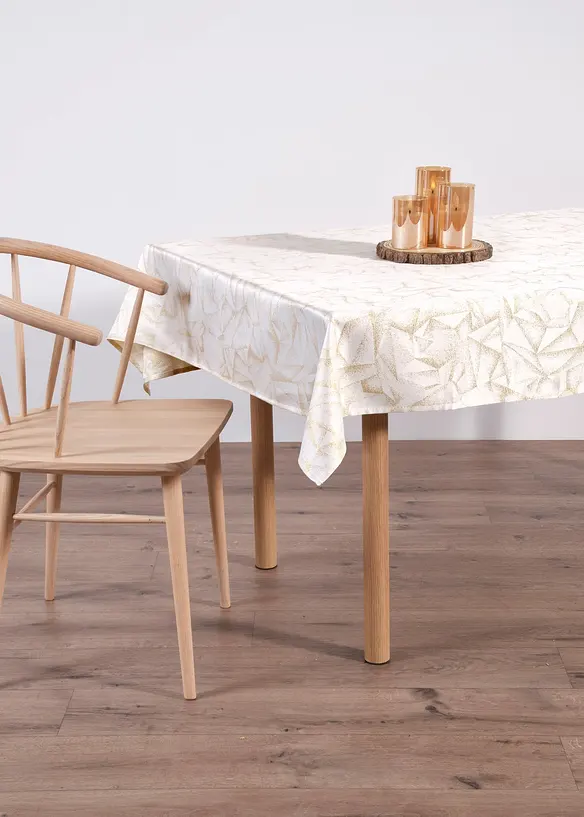 Bordsduk i glansig jacquard, bonprix