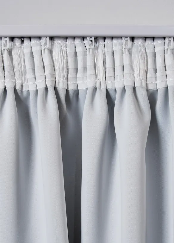 Mörkläggande gardinlängd med återvunnen polyester (1-pack), bonprix