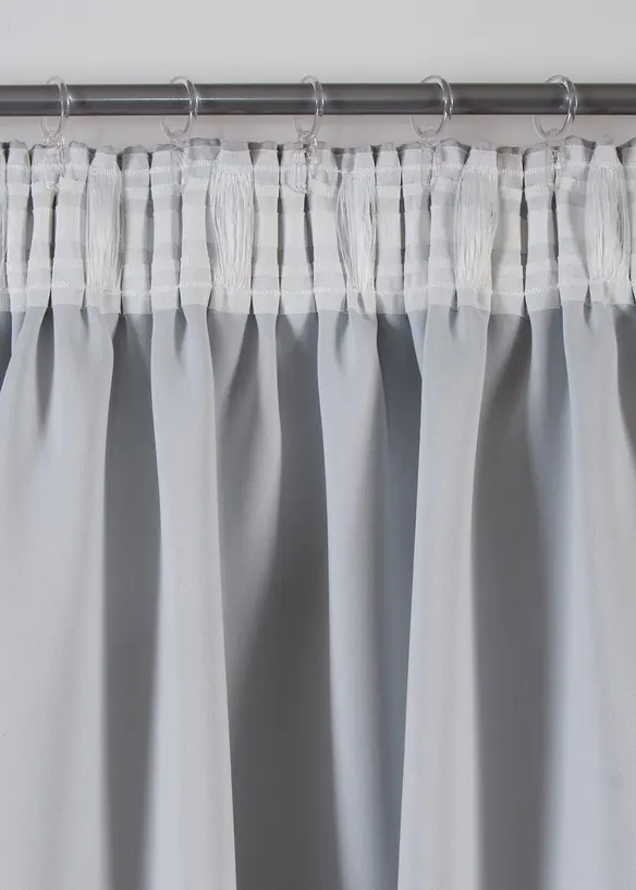 Mörkläggande gardinlängd med återvunnen polyester (1-pack), bonprix
