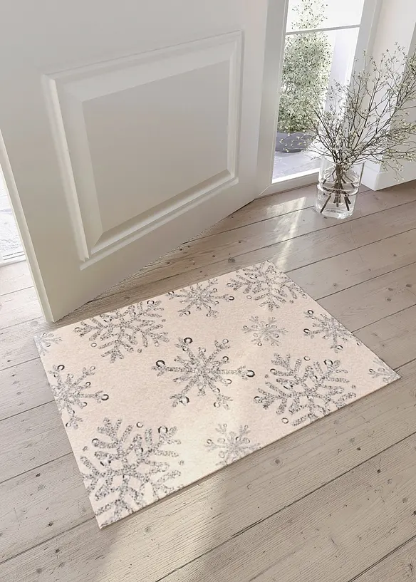 Dörrmatta med snöflingemotiv, bonprix