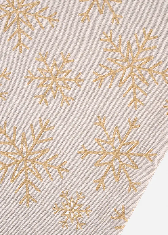 Bordslöpare i jacquard av ekologisk bomull, bonprix