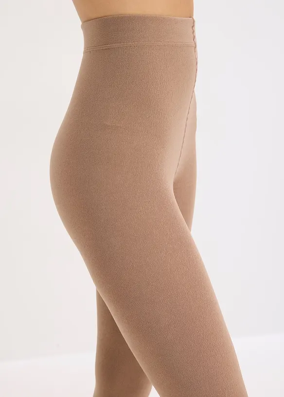 Termostrumpbyxa med fleecefoder (150 den), bonprix