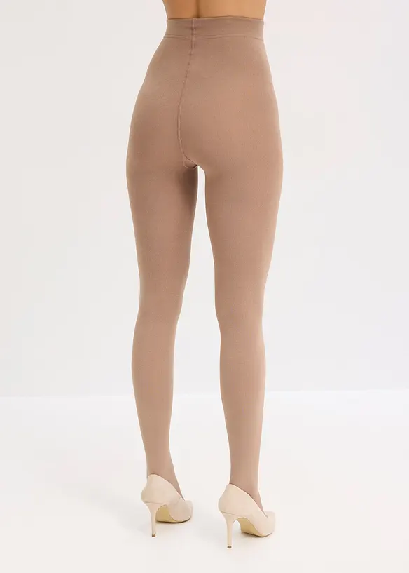 Termostrumpbyxa med fleecefoder (150 den), bonprix