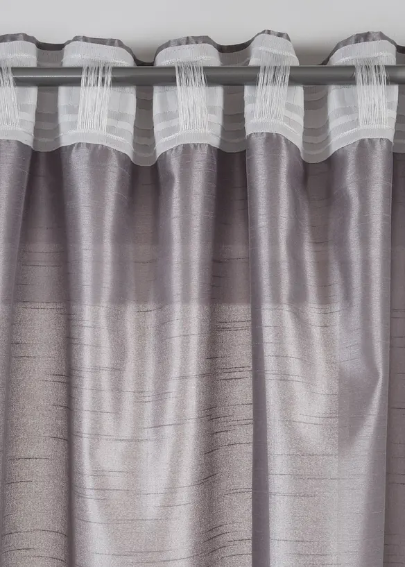 Gardinlängd med lätt glansig effekt (1-pack), även i längre modell, bonprix