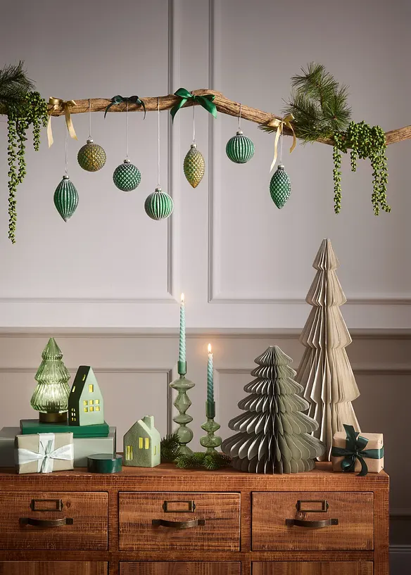 Prydnadsgran med LED-belysning, bonprix