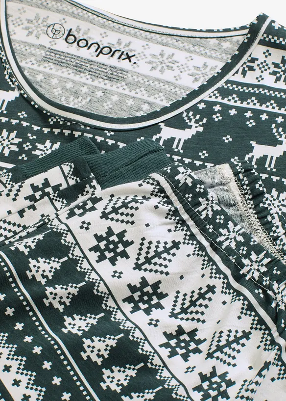 Pyjamas i ekologisk bomull, bonprix