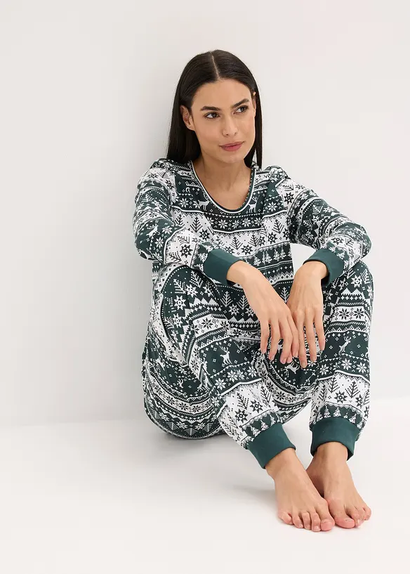 Pyjamas i ekologisk bomull, bonprix
