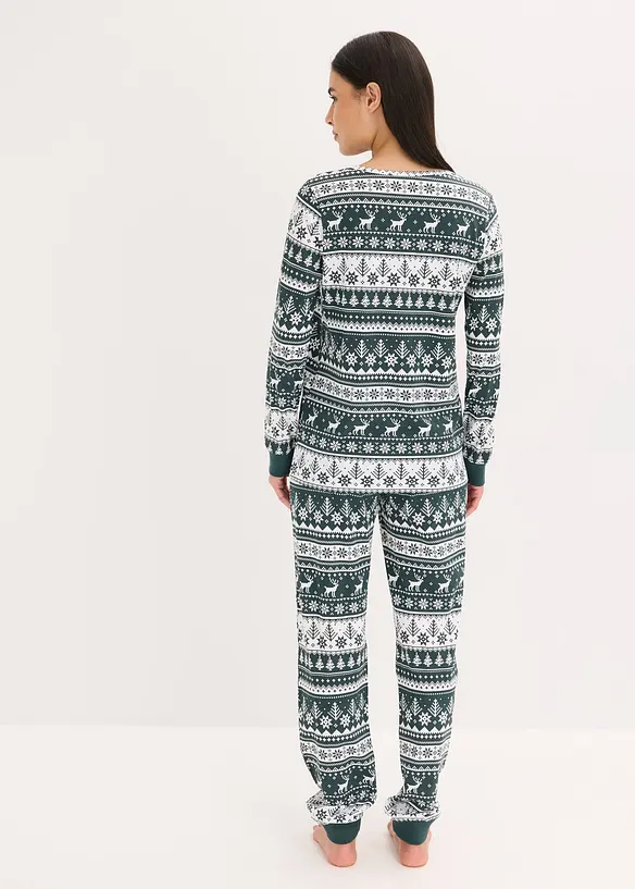 Pyjamas i ekologisk bomull, bonprix
