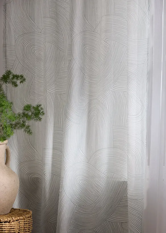 Gardin av miljövänligt material (1-pack), bonprix