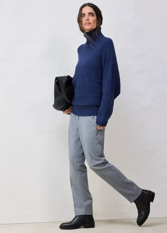 Tröja i merinoull, bonprix