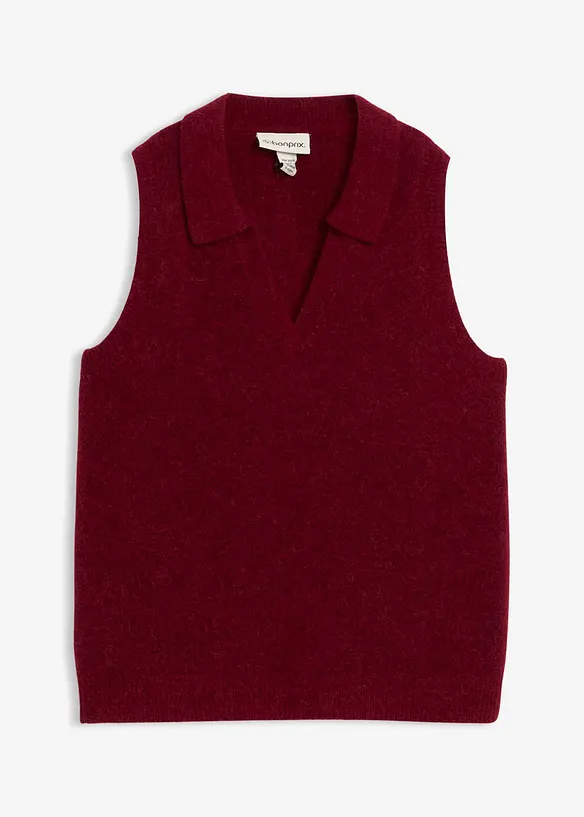 Slipover med alpackaull, bonprix