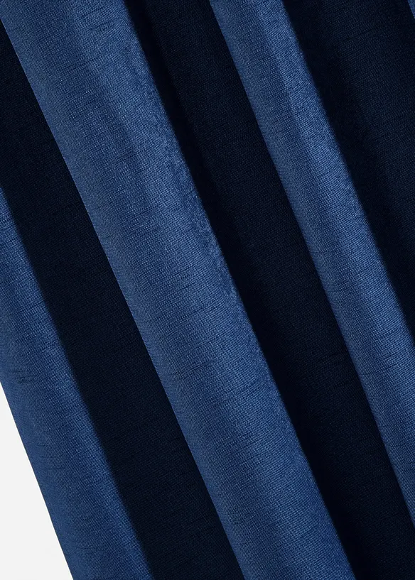 M&ouml;rkl&auml;ggande gardinl&auml;ngd med l&auml;tt struktur (2-pack), bonprix