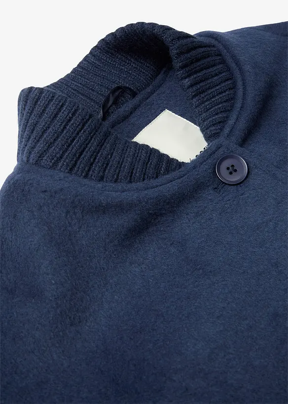 Yllekappa med stickade detaljer, bonprix