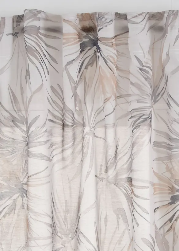 Mönstrad gardin (1-pack), bonprix